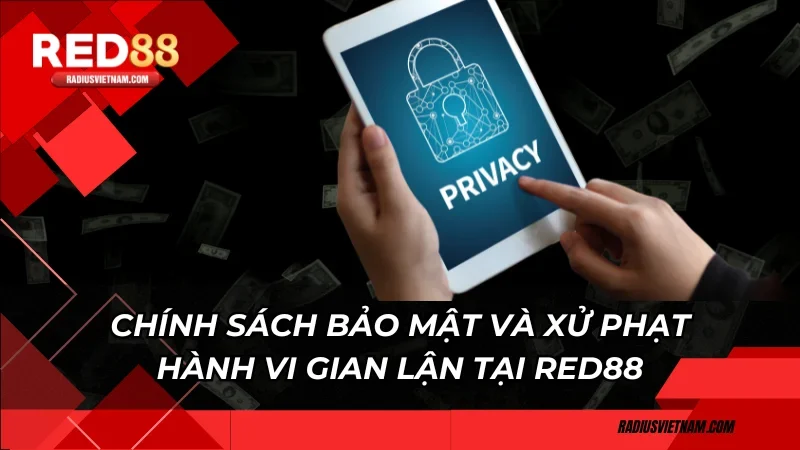 Chính sách bảo mật và xử phạt hành vi gian lận tại Red88