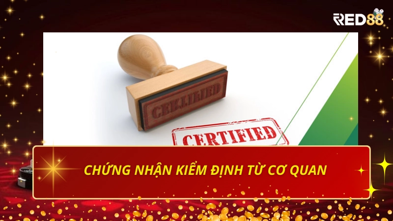 Chứng nhận kiểm định từ tổ chức uy tín
