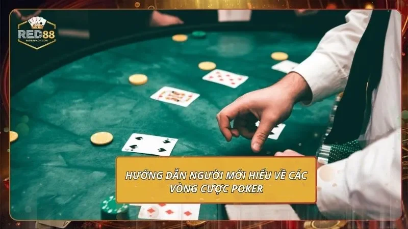 Poker Online RED88 - Sảnh Game Đấu Trí, Đổi Tiền Thật Liền Tay 2 Hướng dẫn người mới hiểu về các vòng cược poker