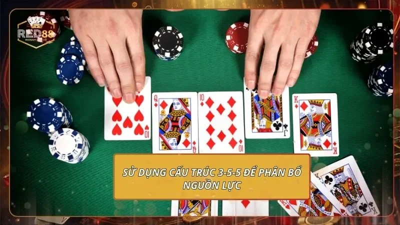 Mậu Binh Online RED88 - Đấu Trí Thả Ga, Đổi Quà Cực Đã 4 Sử dụng cấu trúc 3-5-5 để phân bổ nguồn lực