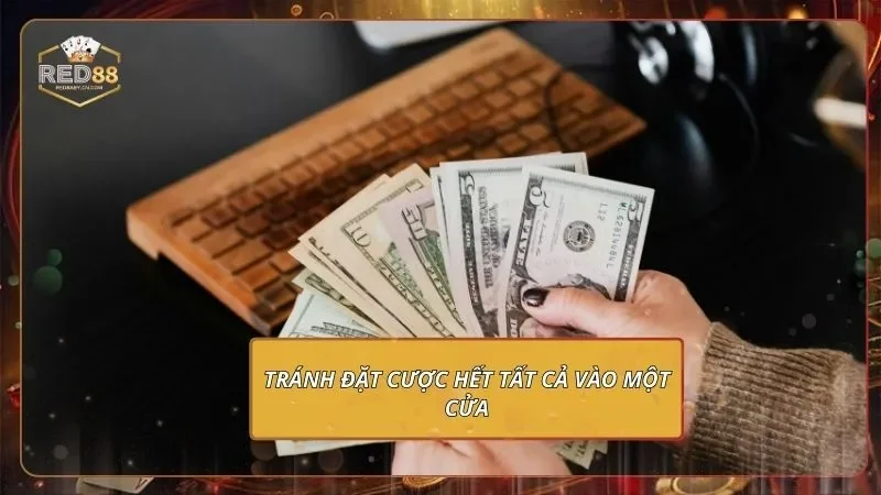 Tránh đặt cược hết tất cả vào một cửa